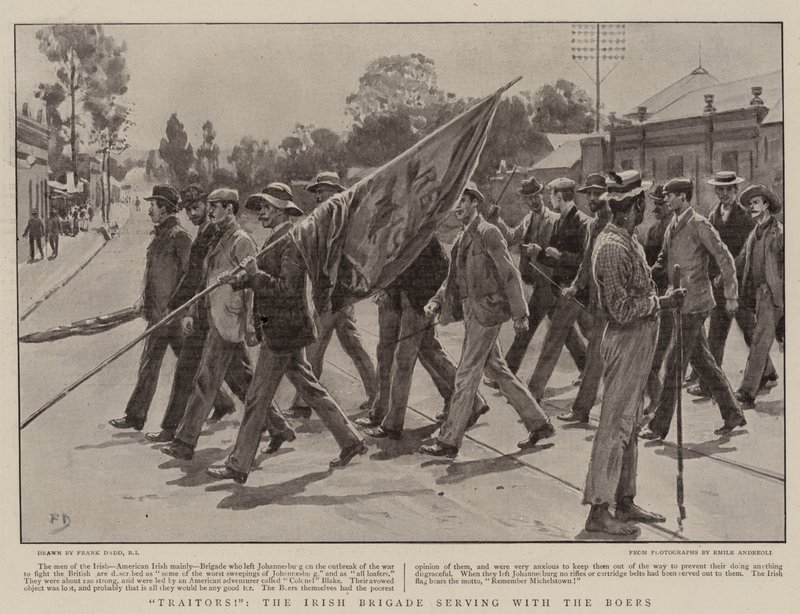 Traidores !, a Brigada Irlandesa servindo com os Boers de Frank Dadd