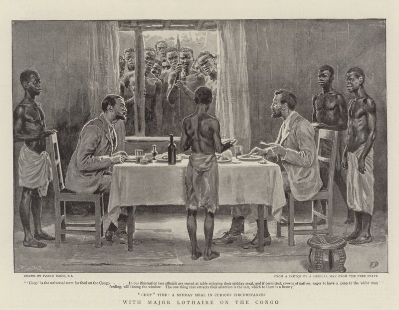 Com o Major Lothaire no Congo de Frank Dadd