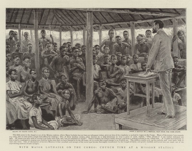 Com o Major Lothaire no Congo, o Tempo da Igreja em uma Estação Missionária de Frank Dadd
