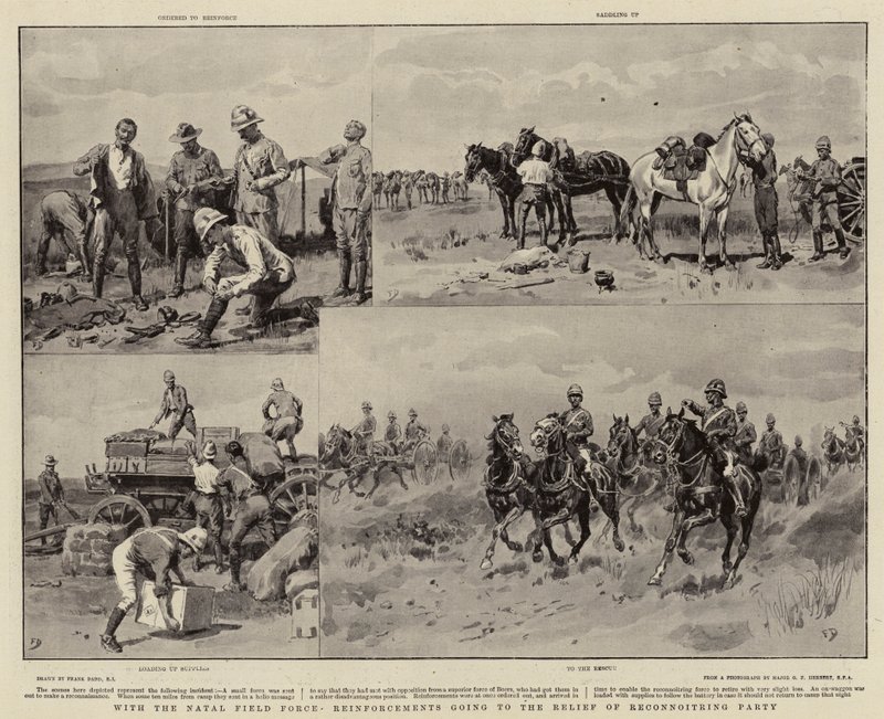 Com os Reforços da Força de Campo de Natal indo para o Socorro da Parte Reconhecedora de Frank Dadd