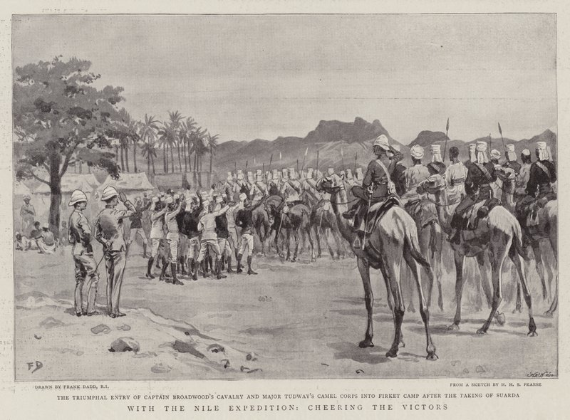 Com a expedição do Nilo, torcendo os vencedores de Frank Dadd