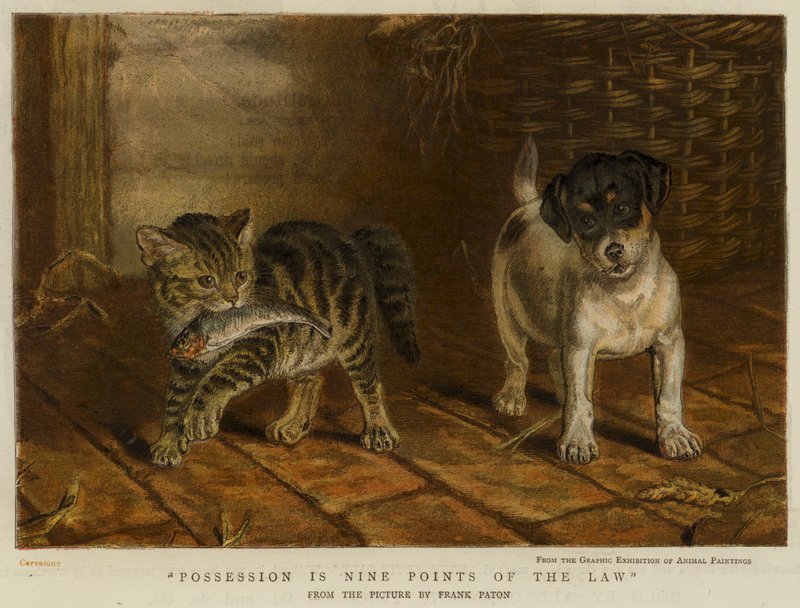 Posse é Nove Pontos da Lei (chromolitho) de Frank Paton