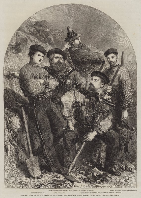 Cajado Pessoal do General Garibaldi em Caprera de Frank Vizetelly