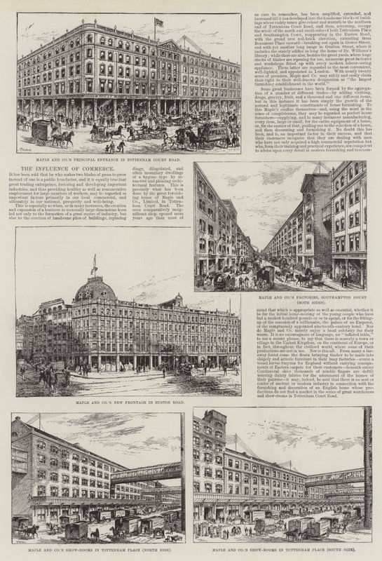 Anúncio, Maple and Company de Frank Watkins