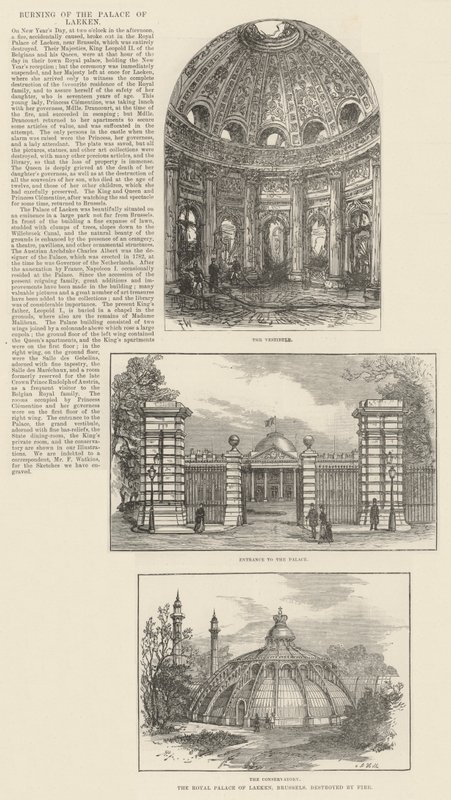 Queima do Palácio de Laeken de Frank Watkins