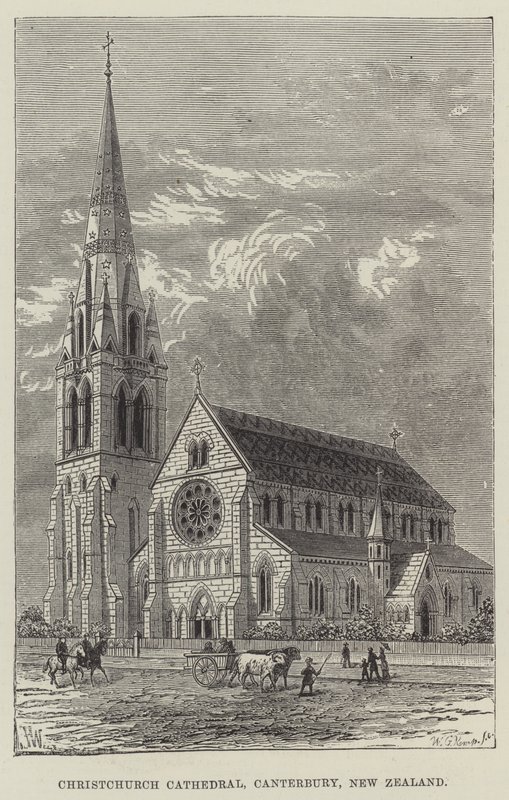 Catedral de Christchurch, Canterbury, Nova Zelândia de Frank Watkins