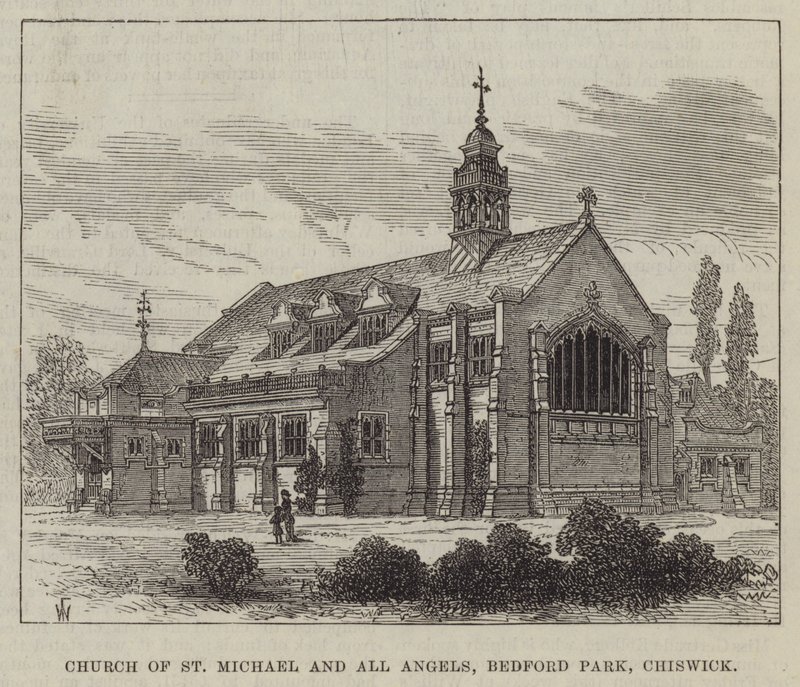 Igreja de São Miguel e Todos os Anjos, Bedford Park, Chiswick de Frank Watkins