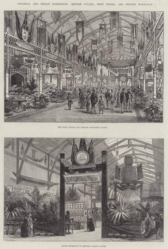 Exposição Colonial e Indiana, Guiana Britânica, Índias Ocidentais e Honduras Britânicas de Frank Watkins