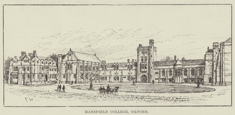 Mansfield College, Oxford de Frank Watkins