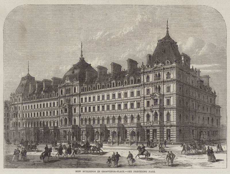 Novos edifícios em Grosvenor-Place de Frank Watkins