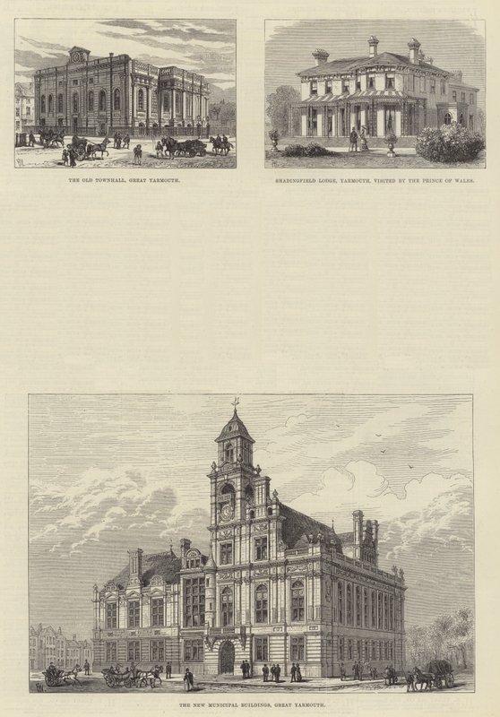 Esboços de Great Yarmouth de Frank Watkins