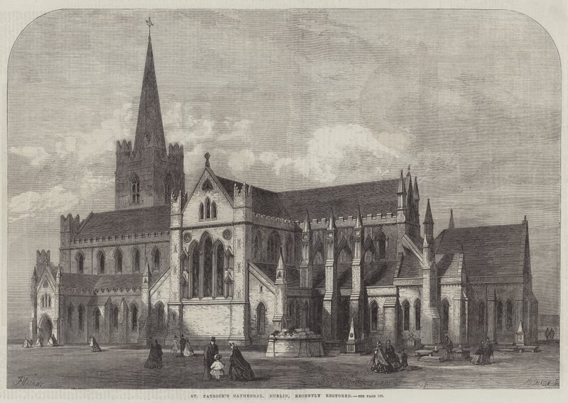 Catedral de São Patrício, Dublin, recentemente restaurada de Frank Watkins