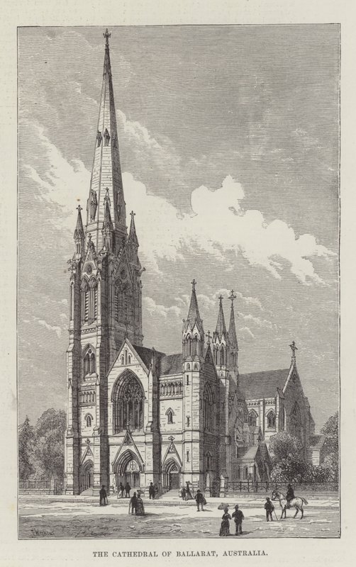A, catedral, de, Ballarat, austrália de Frank Watkins