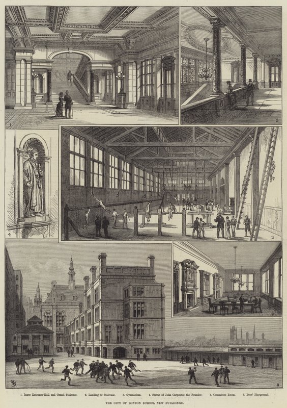 A Cidade de Londres School New Buildings de Frank Watkins
