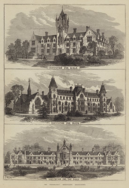 Instituições benevolentes dos maçons de Frank Watkins