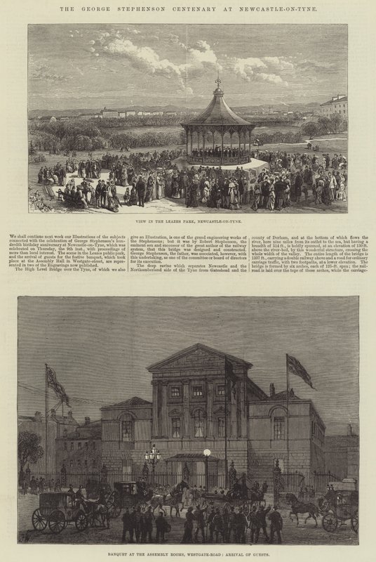O Centenário George Stephenson em Newcastle-on-Tyne de Frank Watkins