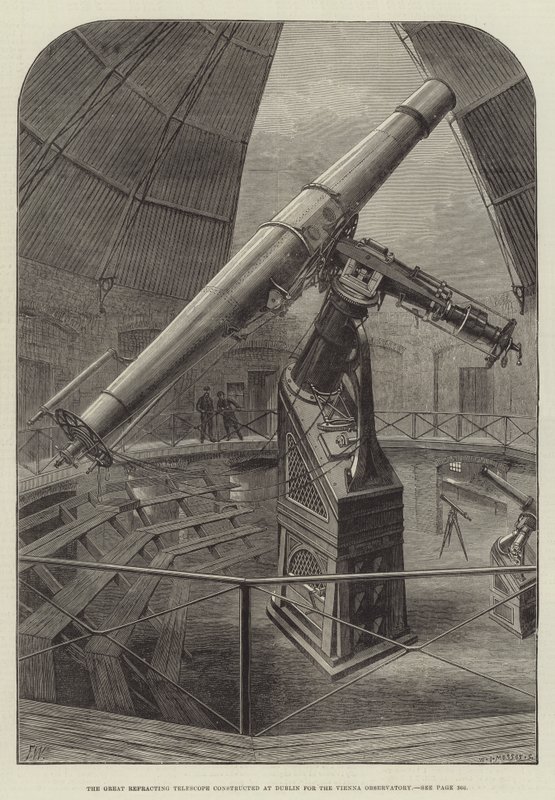 O Grande Telescópio Refrator construído em Dublin para o Observatório de Viena de Frank Watkins