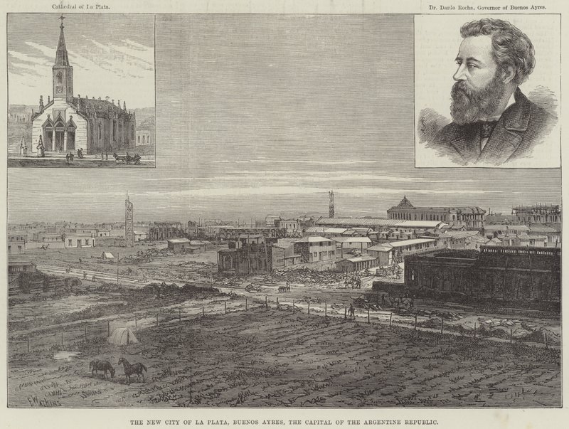 A nova cidade de La Plate, Buenos Aires, a capital da República Argentina de Frank Watkins
