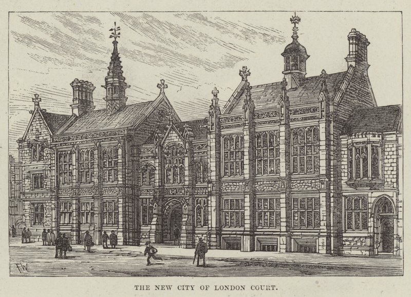 A nova cidade do Tribunal de Londres de Frank Watkins