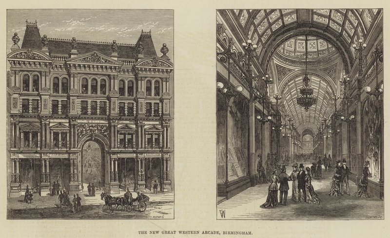 O Novo Great Western Arcade, Birmingham de Frank Watkins