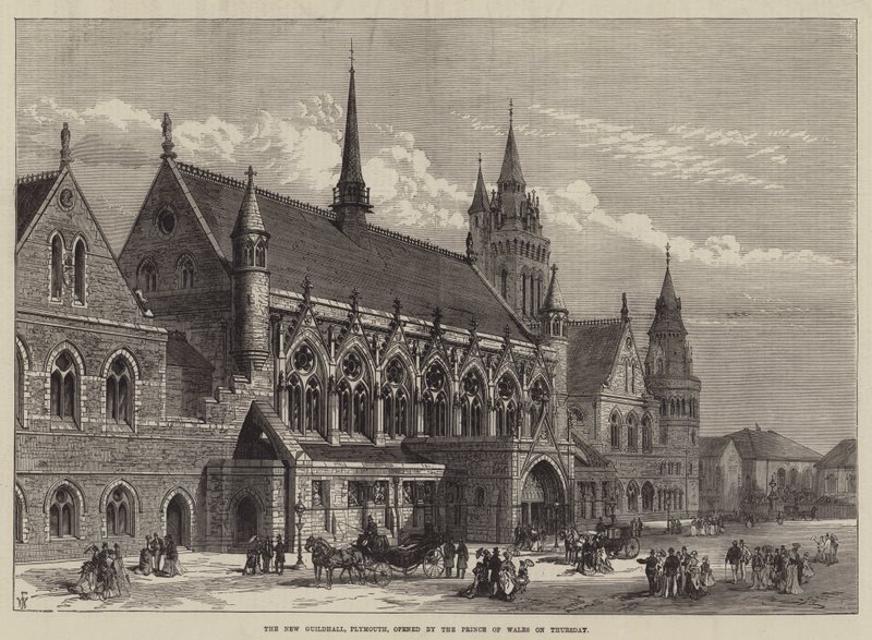 The New Guildhall, Plymouth, inaugurado pelo príncipe de Gales na quinta-feira de Frank Watkins