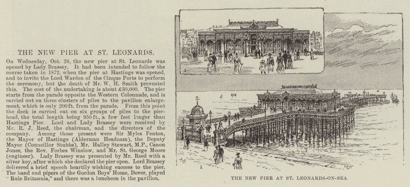 O novo cais em St Leonards-on-Sea de Frank Watkins