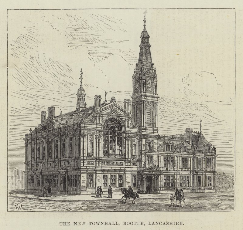 O novo Townhall, Bootle, Lancashire de Frank Watkins