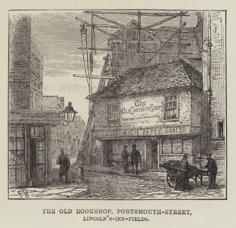 A antiga livraria, Portsmouth-Street, Lincoln&39;s-Inn-Fields de Frank Watkins