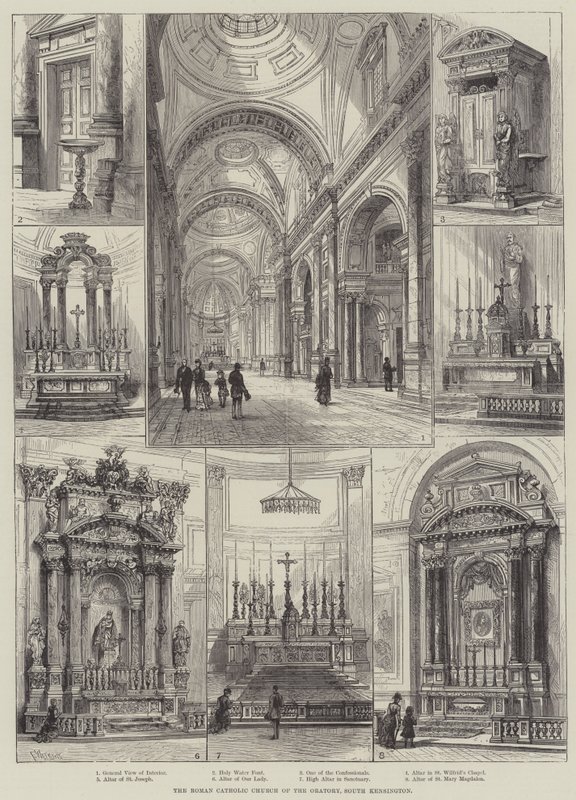 A Igreja Católica Romana do Oratório, South Kensington de Frank Watkins