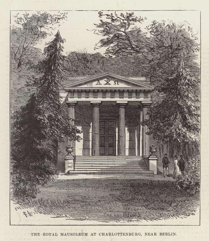 O Mausoléu Real em Charlottenburg, perto de Berlim de Frank Watkins