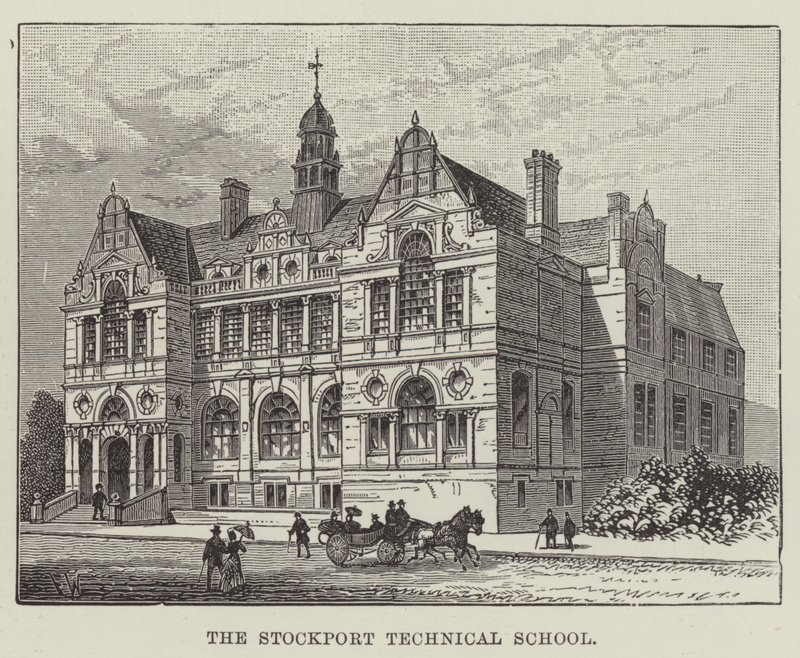 A escola técnica de Stockport de Frank Watkins