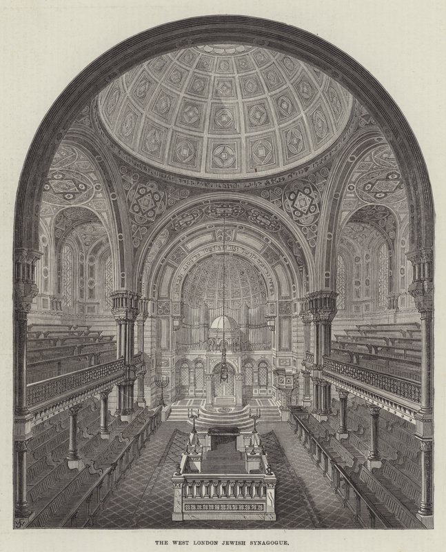 A Sinagoga Judaica do Oeste de Londres de Frank Watkins