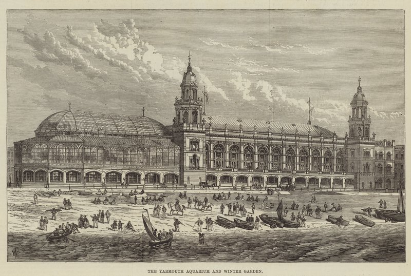 O aquário de Yarmouth e o jardim de inverno de Frank Watkins