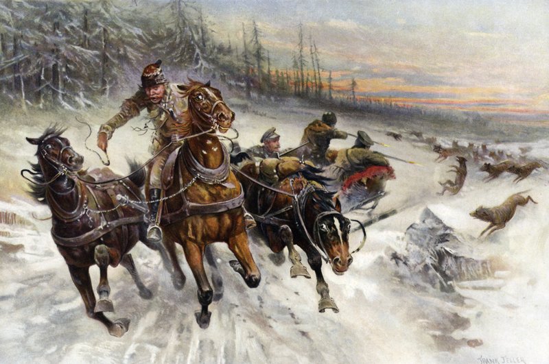 Atacado por lobos de Frank after Feller