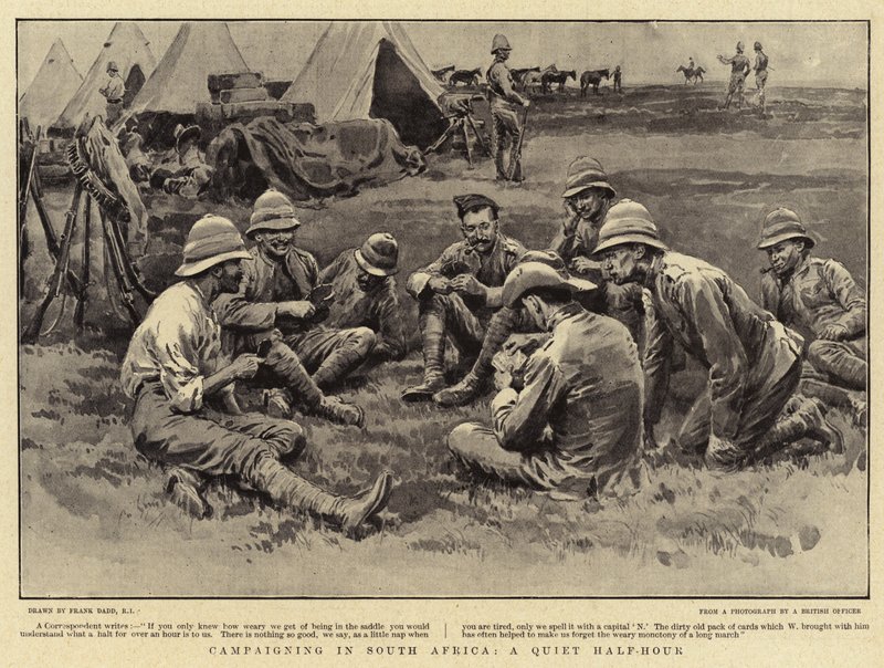 Campanha na África do Sul, uma meia hora tranquila de Frank Dadd