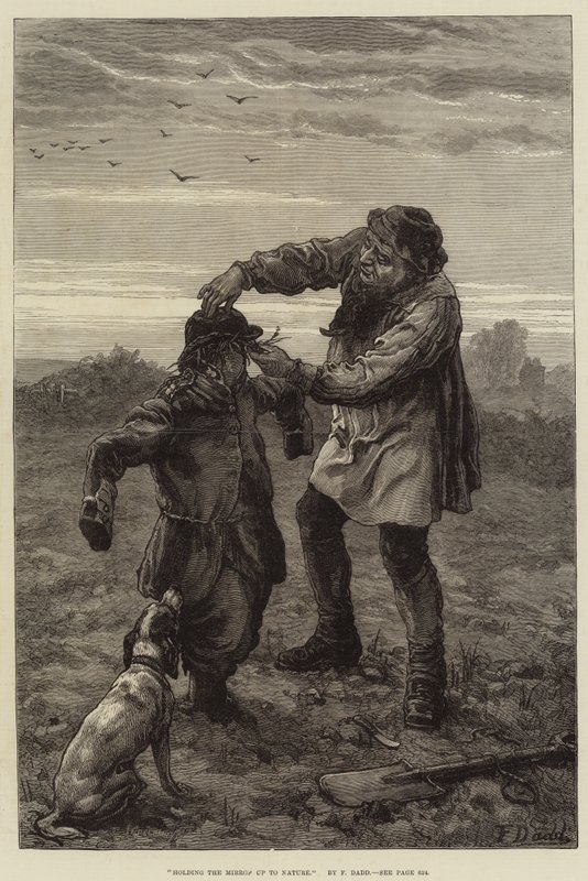 Segurando o espelho até a natureza de Frank Dadd