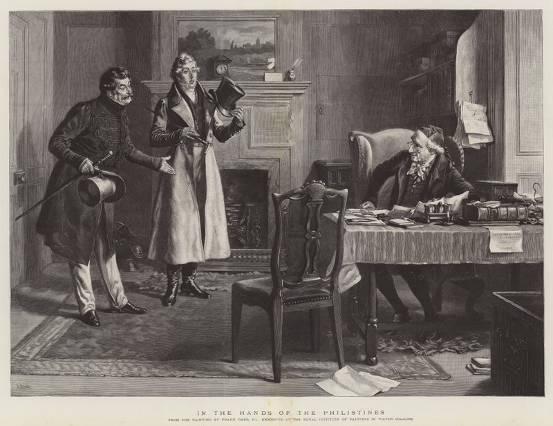 Nas mãos dos filisteus de Frank Dadd