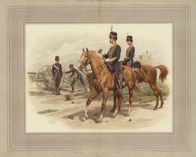 Artilharia Real a Cavalo de Frank Dadd