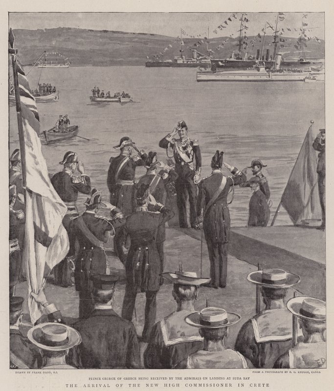 A chegada do novo alto comissário em Creta de Frank Dadd