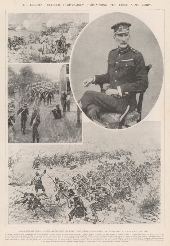 O Oficial Geral temporariamente comandando o Primeiro Corpo do Exército de Frank Dadd