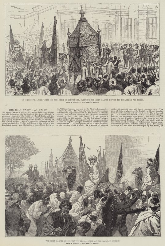 O tapete sagrado no Cairo de Frank Dadd