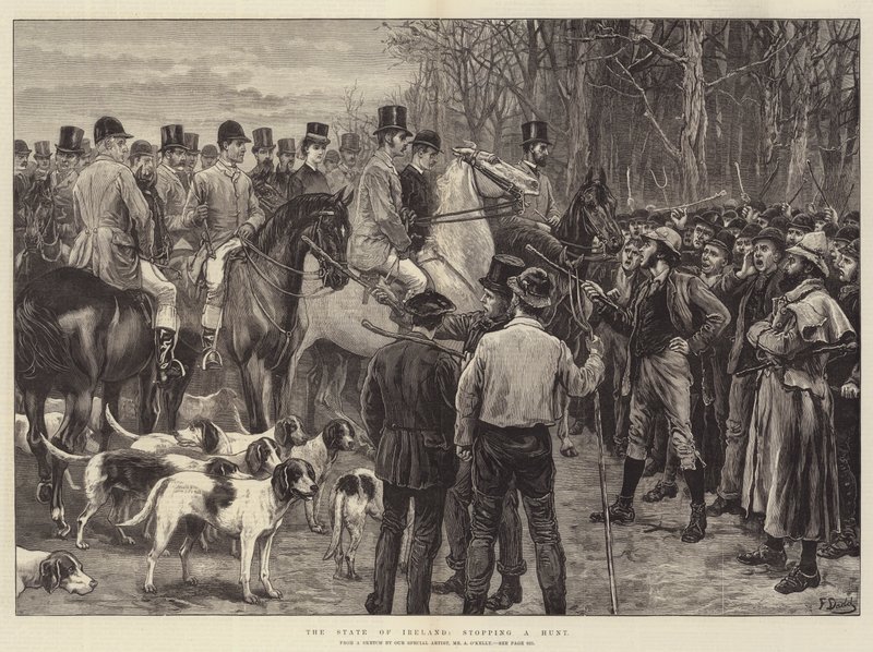 O Estado da Irlanda, parando uma caçada de Frank Dadd