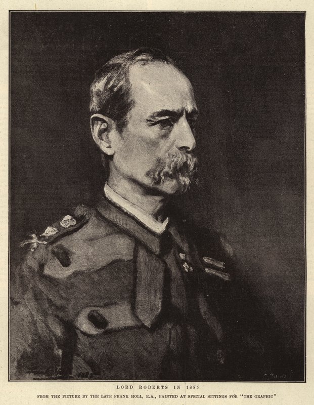 Lord Roberts em 1885 de Frank Holl