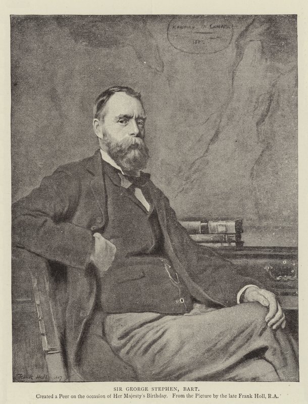 Sir George Stephen, baronete de Frank Holl