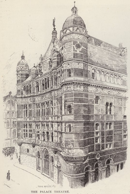 Palace Theatre, Londres (litho) de Frank Murray