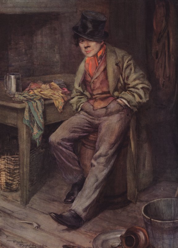The Artful Dodger (litografia a cores) de Frank Reynolds