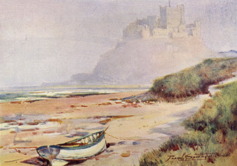 Castelo de Bamburgh de Frank Southgate