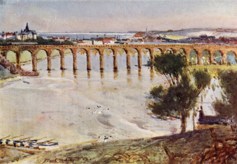 Berwick-on-Tweed (cor litho) de Frank Southgate