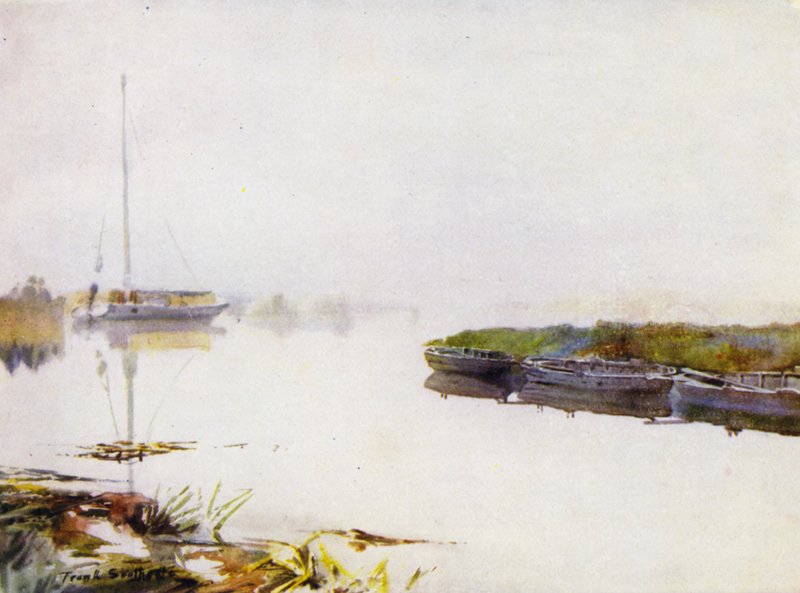 Norfolk Broads: um dia de outono de Frank Southgate