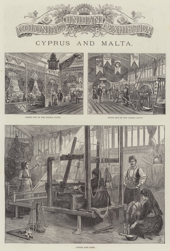 Exposição Colonial e Indiana, Chipre e Malta de Frank Watkins